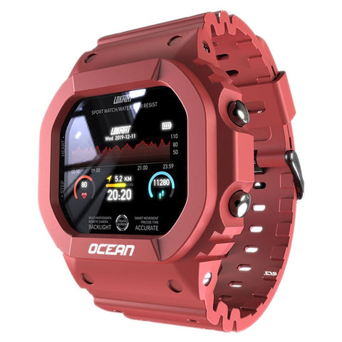 Ocean Smart Watch Red Fury